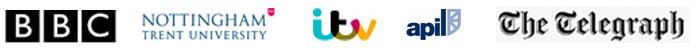 BBC, Nottingham Trent University, ITV, APIL, The Telegraph